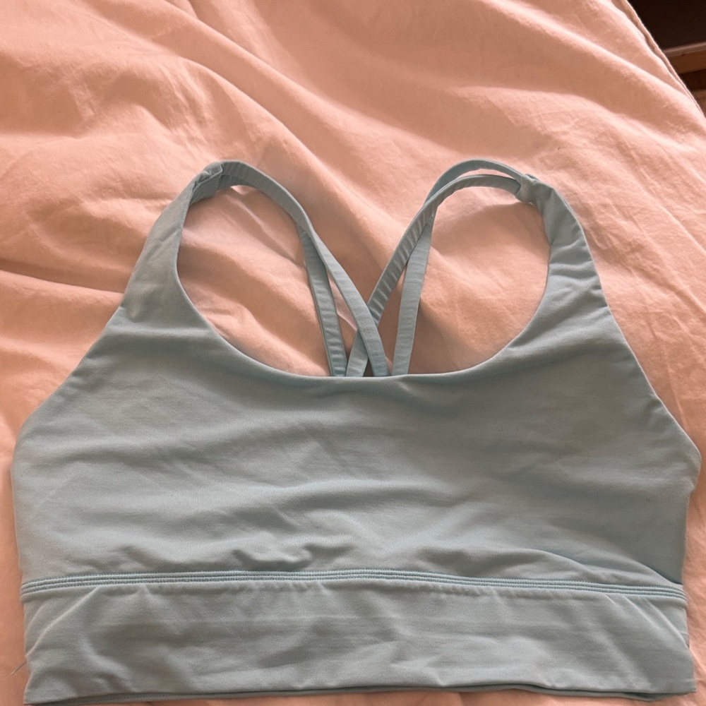 LULU LEMON Women's Aqua Blue Sports Bra